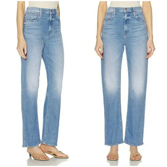 💕MOTHER💕 Ditcher Zip Flood Jeans ~ Love On The Beat 26 NWT